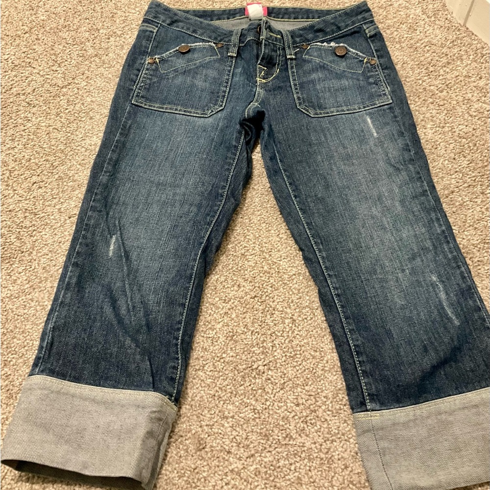 Sexy drew by the limited cuffed capri jeans